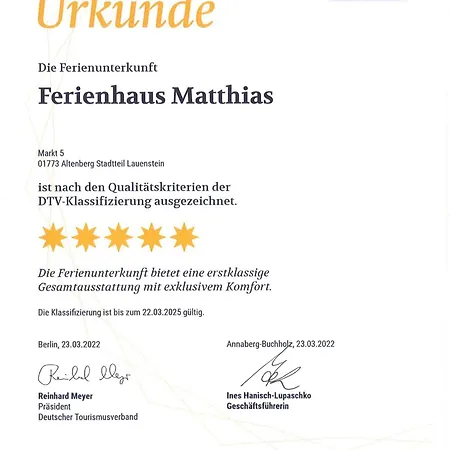 Prázdninový dům Haus Matthias
